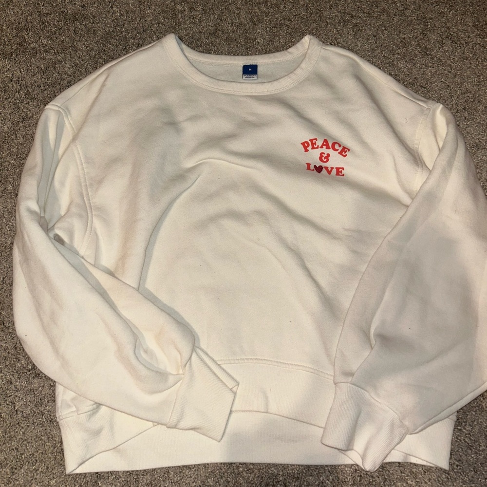 Peace and Love Crewneck